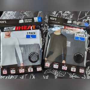 Men's Long Sleeve Crew Neck 32 Heat Large
